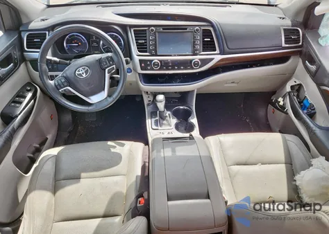 2015 Toyota Highlander Hybrid Limited from USA, damaged, VIN 5TDDCRFH9FS013703